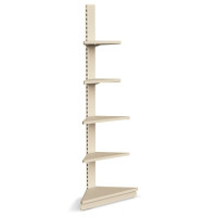 Retail corner shelves