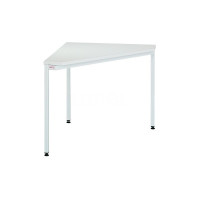 Triangular metal office desk. Triangular metal office desk.