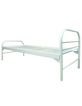 Single-tier metal bed