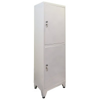 Single-leaf metal medical cabinet