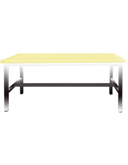 Garden bench, dressing