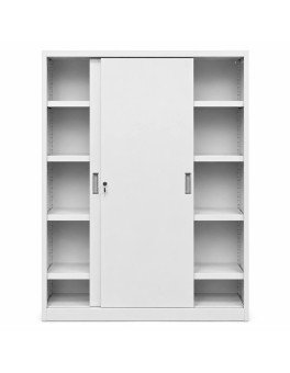 Cabinet for documents with metal door coupe