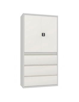 Metal cabinet for documents and folders, binders A4.