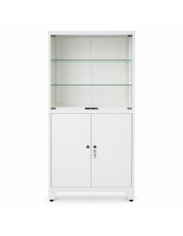 Double-leaf metal medical cabinet Sml 321 from manafacturer