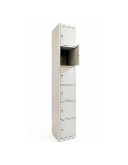 A cubicle (locker) for 6 separated