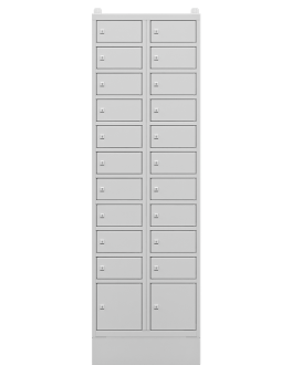 Cellular cabinet (locker) for storage rooms