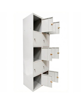 Cell cabinet (locker) for 10 separated