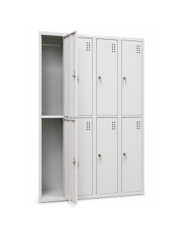 Metal locker (locker) for 8 separated