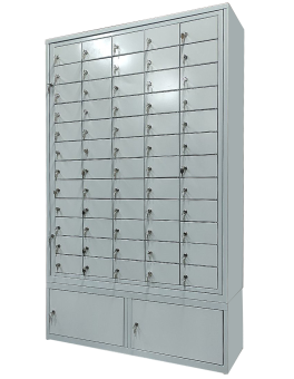 Subscriber cabinet with 62 cells