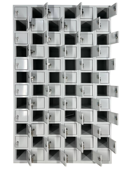 Metal anti-vandal locker cabinet